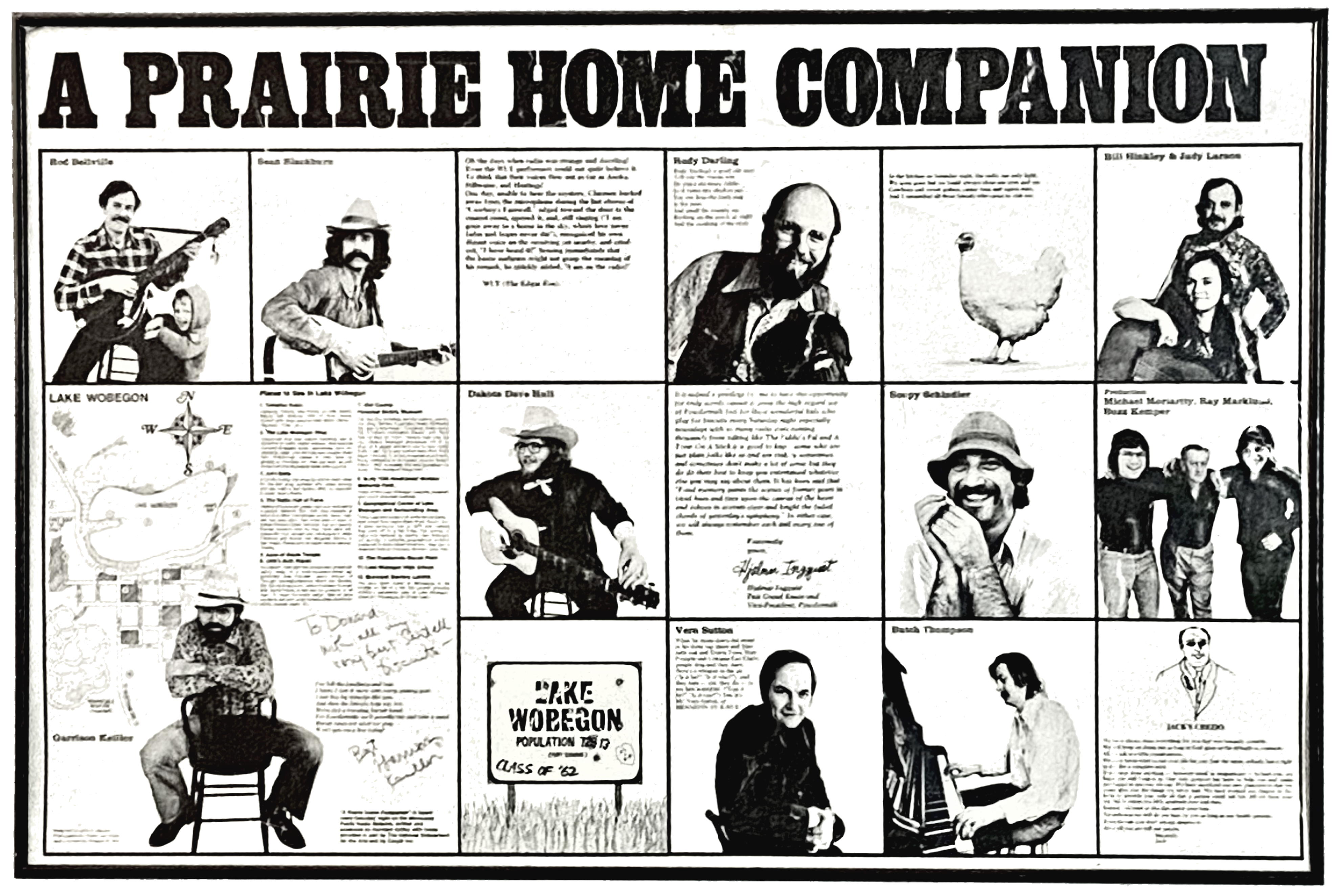 image of the 1975 'A Prairie Home Companion' poster i got for Dad