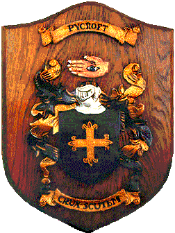 Pycroft coat of arms - Crux Scutem