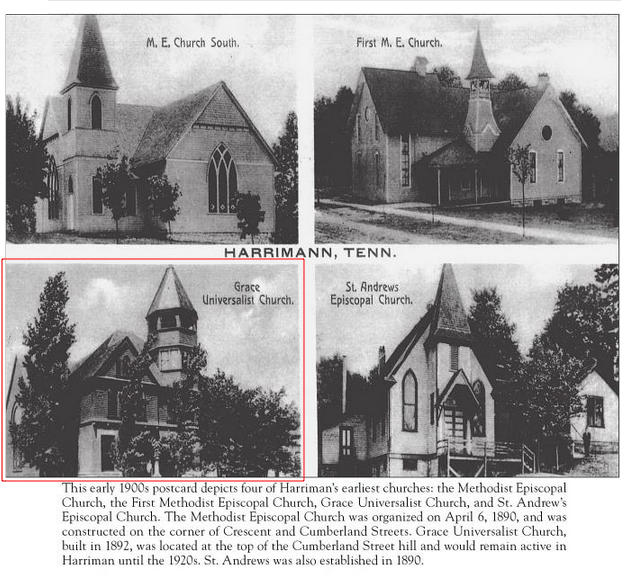 Harriman churches, including the Universalist