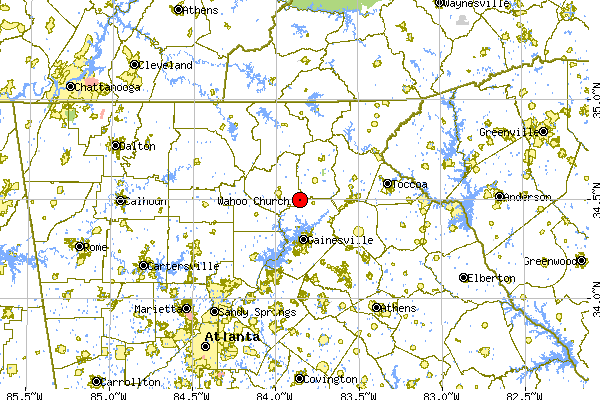 north Georgia area