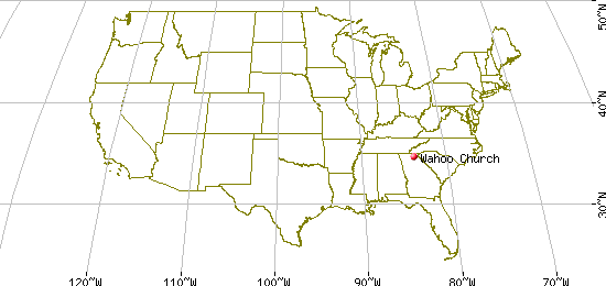 northeast Georgia location in the USA